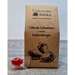 Cukierki z solanką truskawka naturalne wsparcie gardła 110g