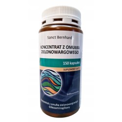 Omułek zielonowargowy koncentrat 500mg 150k STAWY STAN ZAPALNY ODPORNOŚĆ