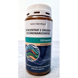 Omułek zielonowargowy koncentrat 500mg 150k STAWY STAN ZAPALNY ODPORNOŚĆ