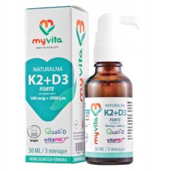 MyVita Suplement diety Witamina K2D3 Forte 30 ml