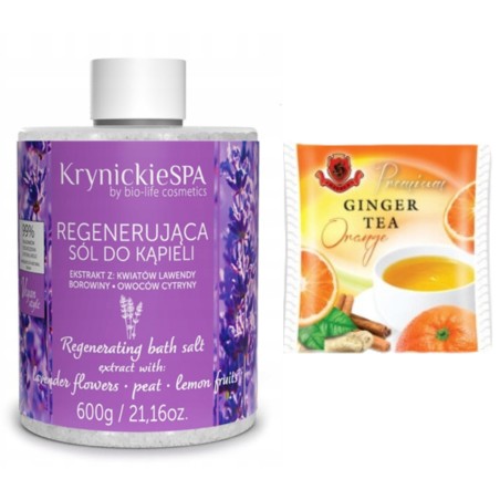 Krynickie SPA Regenerująca sól do kąpieli 600g