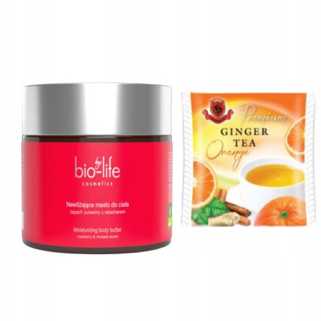 Biolife Masło do ciała żurawina rabarbar 150g