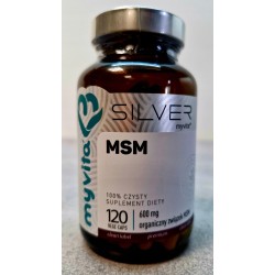 MyVita MSM Siarka organiczna SKÓRA WŁOSY 120 kaps