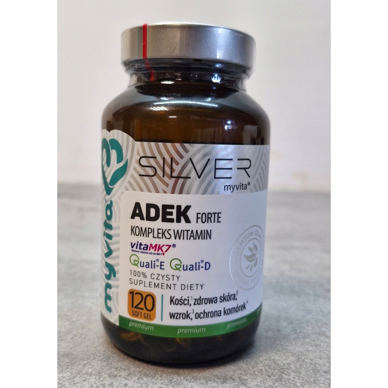 Kompleks witamin ADEK Forte MyVita 120 kapsułek żelowych 700 mg
