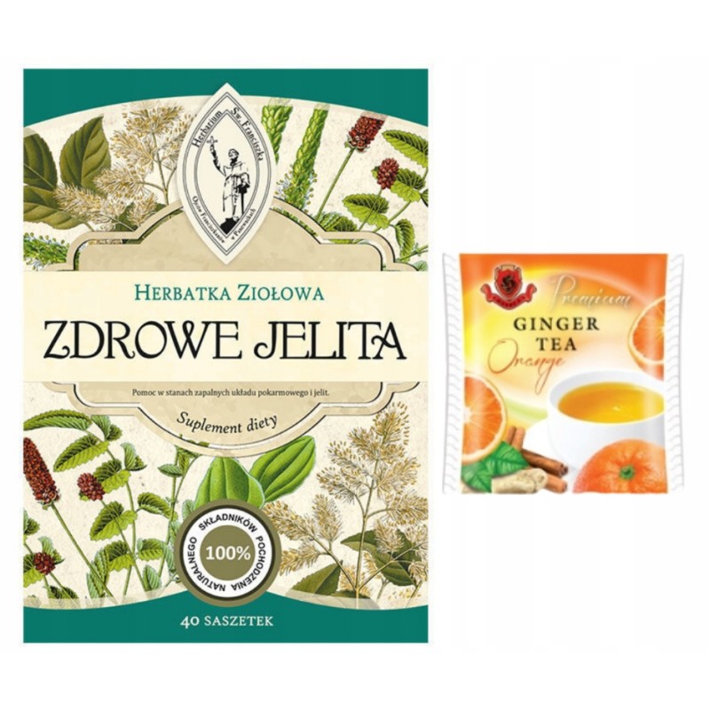 Franciszkańska Herbata ziołowa ZDROWE JELITA 40x3g