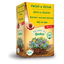 HERBEX wątroba i woreczek trawienie PAKIET 5 SZTUK