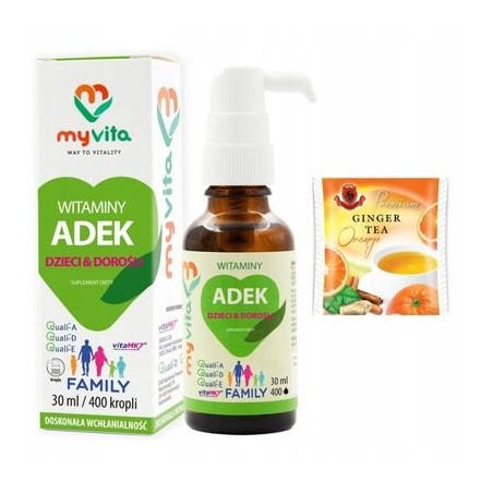 MYVITA WITAMINA ADEK FAMILY DZIECI I DOROŚLI 30 ML