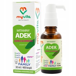 MYVITA WITAMINA ADEK FAMILY DZIECI I DOROŚLI 30 ML