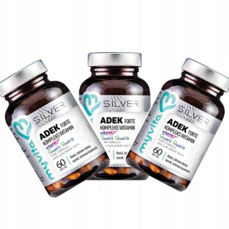 Witamina ADEK AD3EK SILVER PURE 60 PAKIET 3 SZT