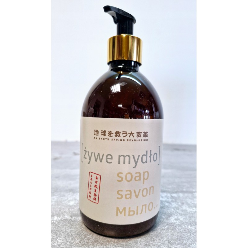 Żywe mydło w płynie EM 500 ml japońskie regenerujące i łagodzące skórę