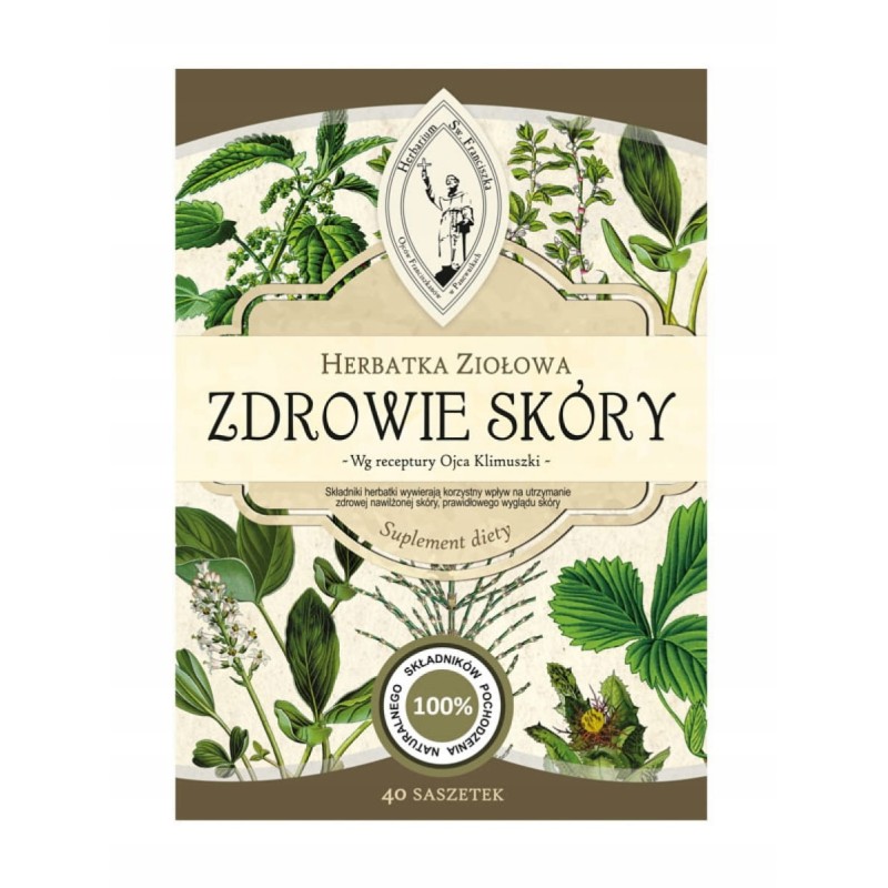 Herbarium Franciszka Herbata ZDROWA SKÓRA 40x3g