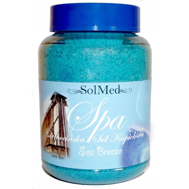 Naturalna Ciechocińska Sól Kąpielowa Sea Breeze 550ml pielęgnacja skóry
