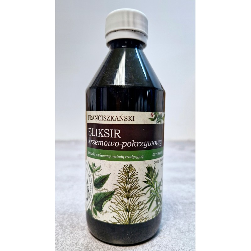 Naturalny Franciszkański Eliksir Krzemowo pokrzywowy 250m Regeneracja