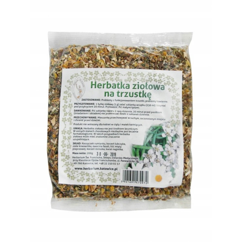 Herbatka ziołowa NA TRZUSTKĘ 200g Herbarium