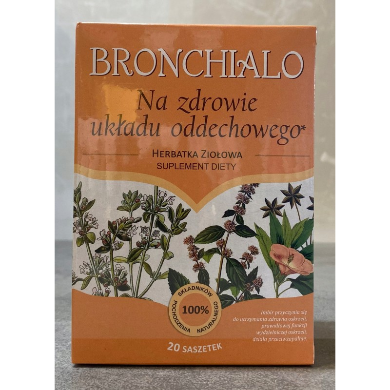 Herbatka ZDROWE DROGI ODDECHOWE BRONCHIALO 20x5g
