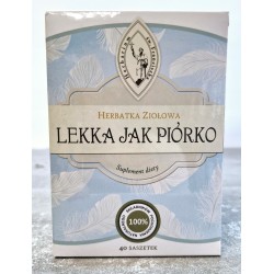 Herbatka ziołowa LEKKA JAK PIÓRKO 40x3g