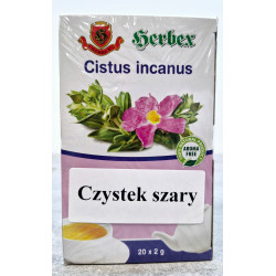 Czystek szary Cistus incanus Herbex 20x2 g, suplement diety