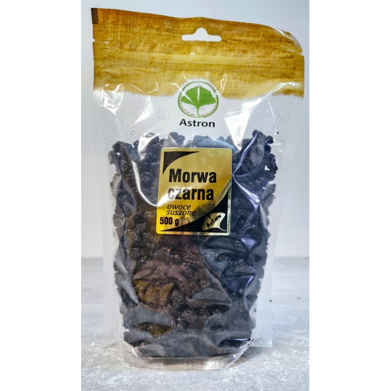 Morwa czarna 500 g Astron zdrowa przekąska naturalne owoce