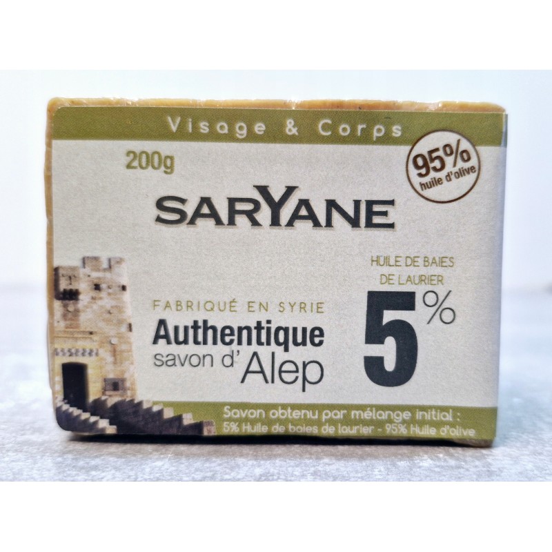 Mydło Aleppo Saryane 200g NAWILŻA CHRONI ODNOWA SKÓRY