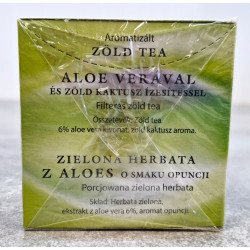 Herbata zielona z aloesem Herbex, o smaku opuncji, 20 x 1,5 g