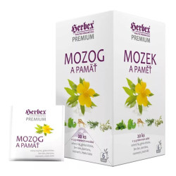 Mózg i Pamięć Herbex, miłorząb i żeń-szeń, suplement 20x1,5 g