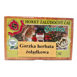 Gorzka herbata żołądkowa Herbex, 20 saszetek po 3 g