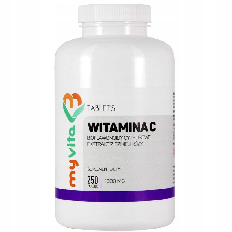 MyVita WITAMINA C 1000 mg 250 tabletek naturalne wsparcie