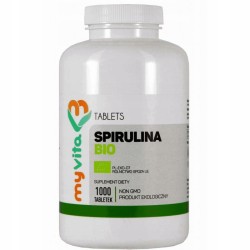 MyVita Spirulina BIO 1000 tabletek naturalne wsparcie organizmu