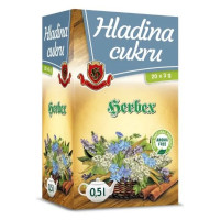 Hladina cukru Herbex 20x3 g, herbata z cynamonem i cykorią