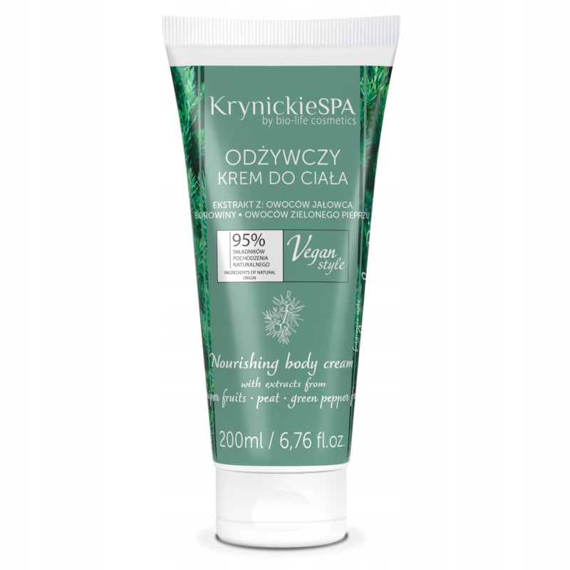 Krynickie Spa Odżywczy krem do ciała Czarna Sosna 200 ml