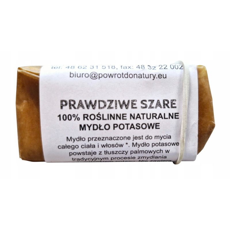 Szare mydło potasowe w kostce 100 g Powrót do Natury