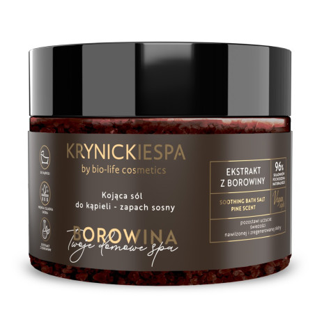 Krynickie SPA kojąca sól do kąpieli zapach sosny 500 g
