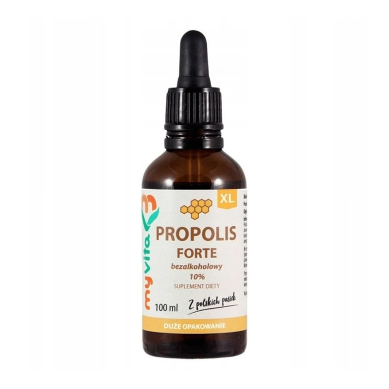 MyVita Propolis Forte XL 100 ml z pipetą, bez alkoholu