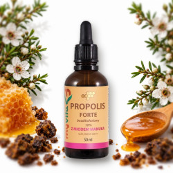 MyVita Propolis Forte z miodem manuka 50 ml bez alkoholu