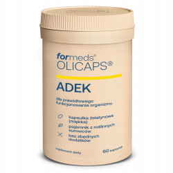 Witaminy A, D3, E, K2 w oleju MCT ForMeds OLICAPS ADEK