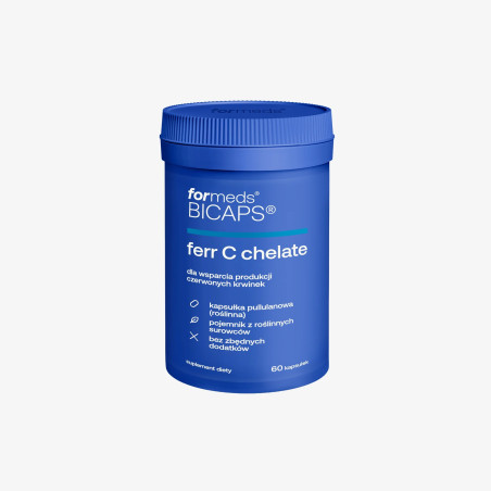 Żelazo chelat z witaminą C ForMeds BICAPS Ferr C chelate