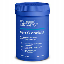 Żelazo chelat z witaminą C ForMeds BICAPS Ferr C chelate
