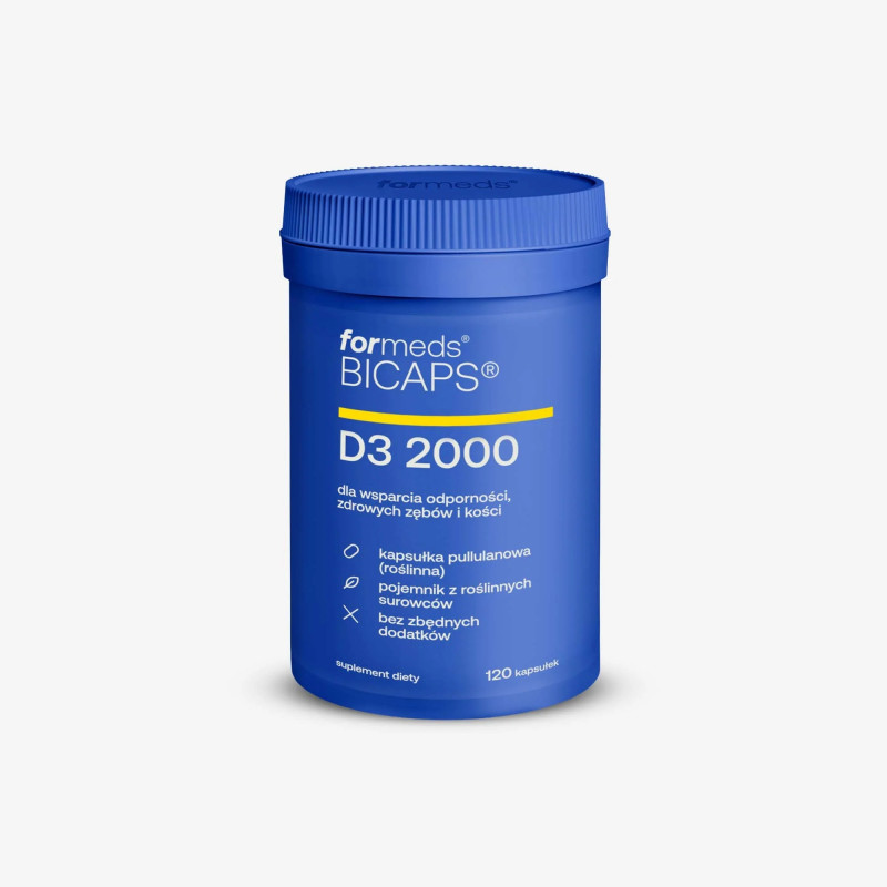 Witamina D3 2000 IU ForMeds BICAPS D3 2000, 120 kapsułek