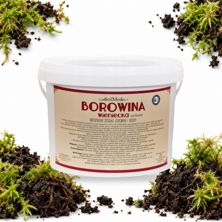 Borowina Wieniecka 5 kg do kąpieli i okładów, 14 zł/kg