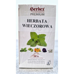 Herbata wieczorowa Herbex 20x1,5 g, melisa, mięta, chmiel