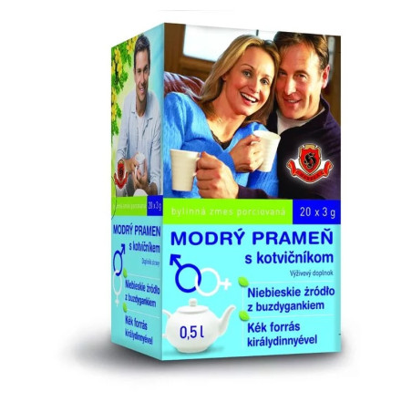 Niebieskie źródło z buzdygankiem Herbex, suplement 20x3 g