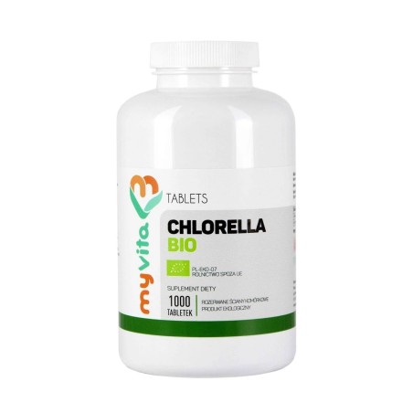 MyVita CHLORELLA BIO 1000 tabletek naturalne oczyszczanie organizmu