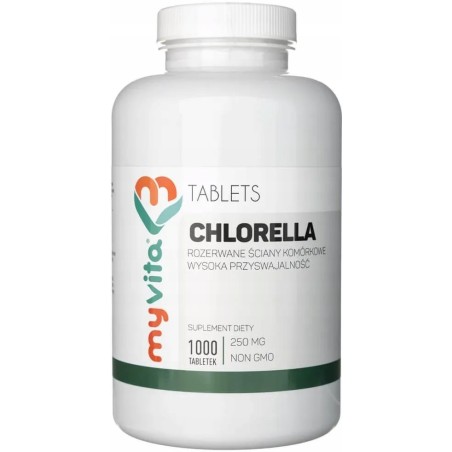 MyVita Chlorella 1000 tabletek naturalne oczyszczanie organizmu