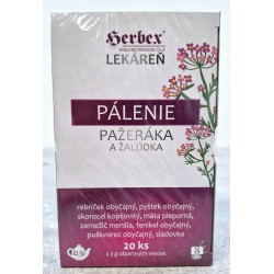 Zgaga przełyku i żołądka Herbex, herbata ziołowa 20x3 g