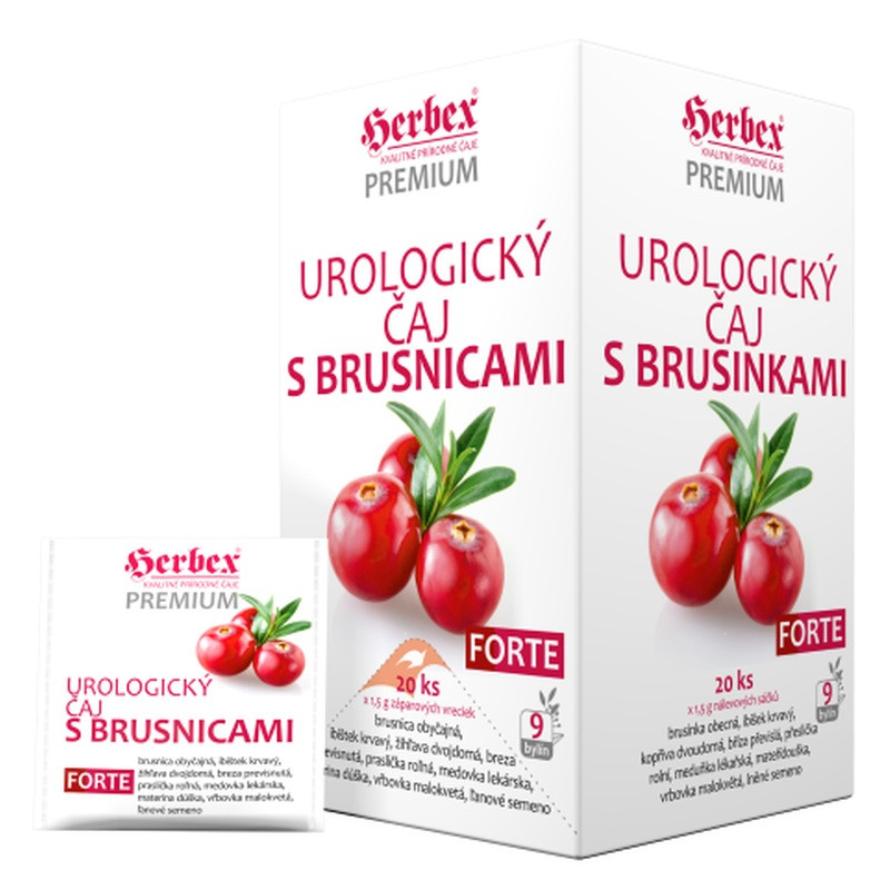 Herbata urologiczna Forte Herbex z brusznicą, 20 x 1,5 g