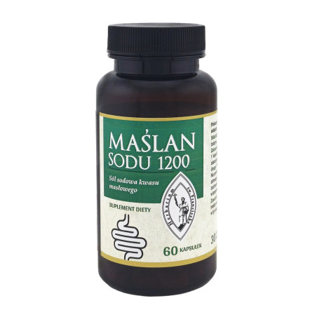 Maślan sodu 1200, 60 kapsułek, suplement diety Herbarium