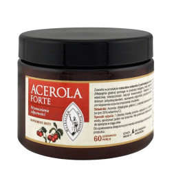 Acerola Forte proszek 200 g, naturalna witamina C z aceroli