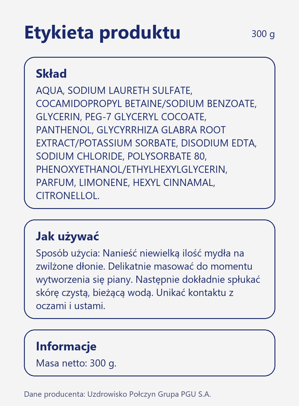 Skład i sposób użycia Terra Zdrój Solankowe mydło do rąk w płynie 300 g